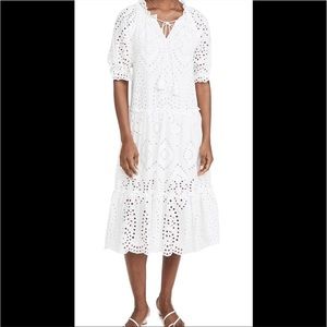 OPT Eyelet White Dress